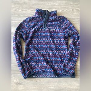 Patagonia Womens Micro D Snap-T Fleece Medium Cedar Mesa Stone  Pullover